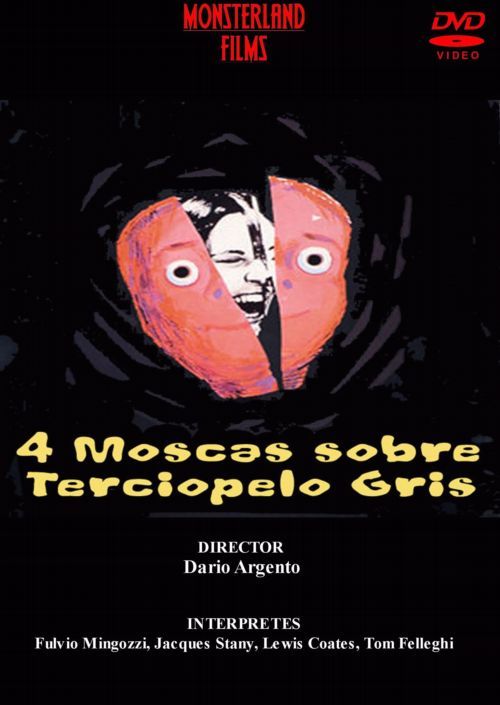 4 Moscas sobre terciopelo gris