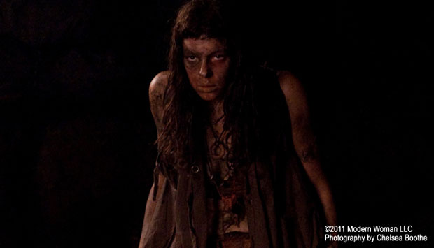 The woman