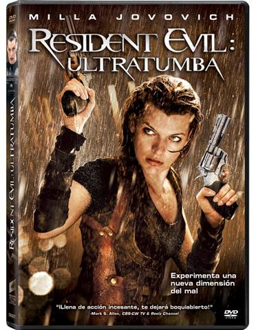 «Resident Evil: Ultratumba» en DVD, Bluray y Pack collection