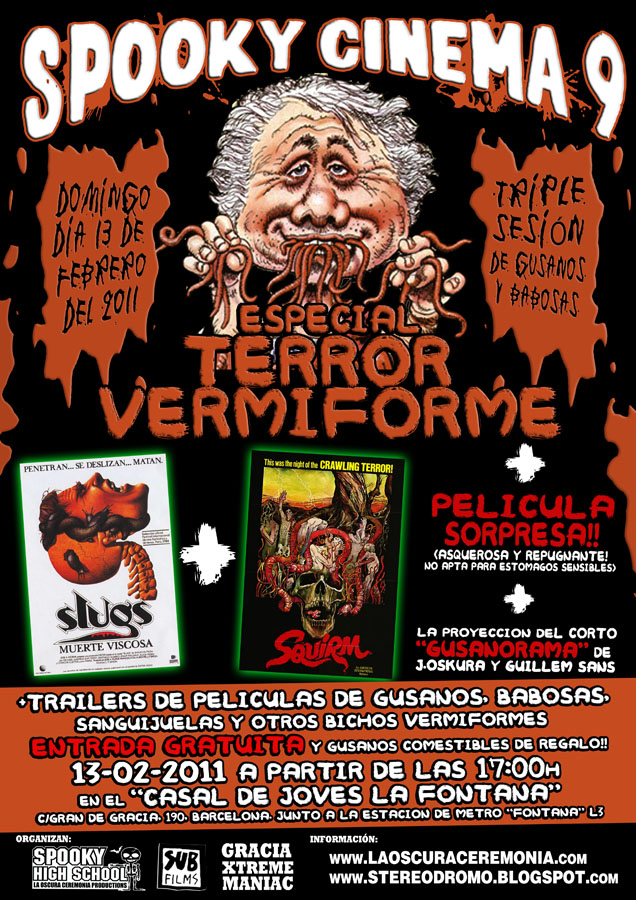 Especial Gusanos y Babosas en el Spooky Cinema 9