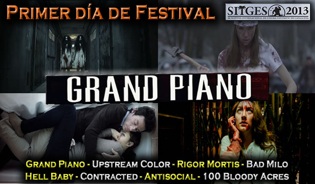Elijah Wood y su Gran Piano en el 1er día de festival – Cobertura Especial Sitges 2013 –