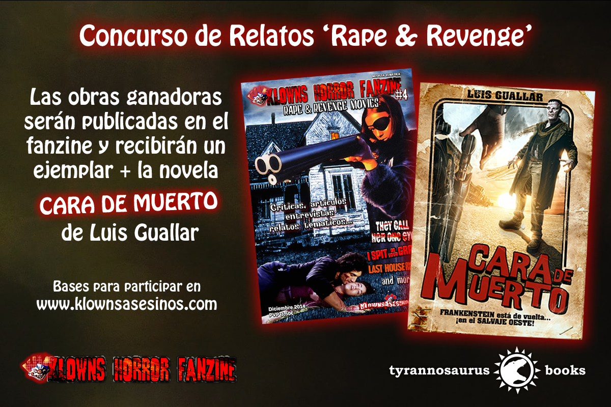 Concurso de relatos ‘Rape & Revenge’ en el Klowns Horror Fanzine #4