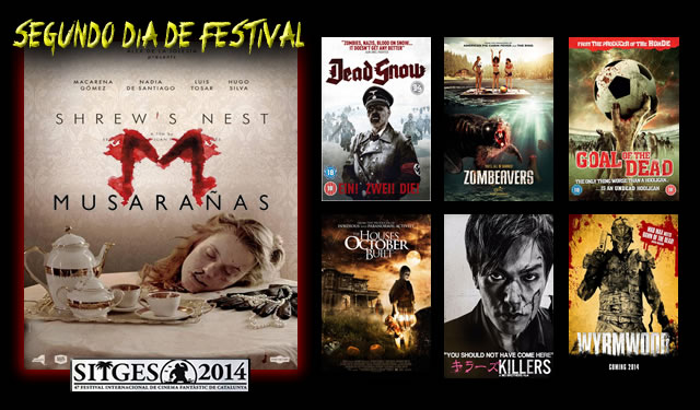 «Musarañas» y la jornada zombie del festival – Cobertura Sitges 2014 –
