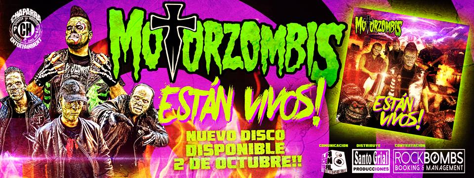 Motorzombis vuelven con su tercer disco ¡Están Vivos!