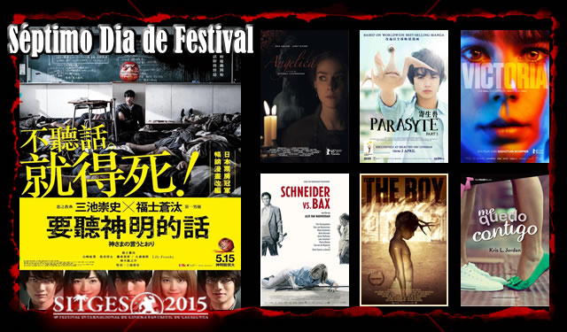 Día 7. Victoria, Angélica y Takashi Miike (Cobertura Sitges 2015)