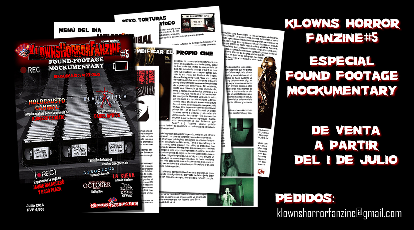 Klowns Horror Fanzine #5 – Especial Found Footage